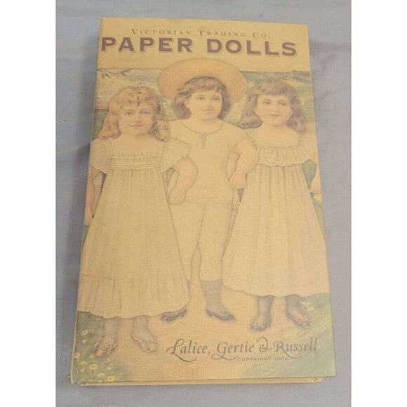 Victoria Trading CO Lalice, Gertie, and Russel Paper Dolls Opened - Picture 1 of 3